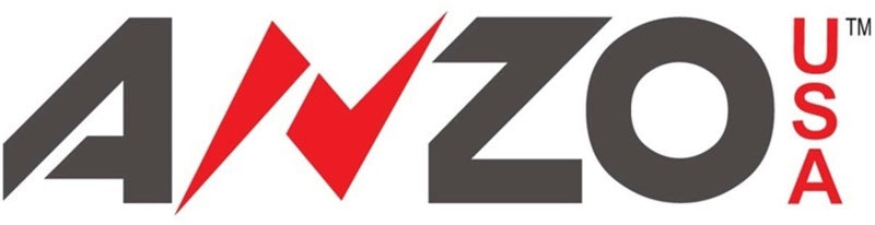 ANZO 2010-2015 Cadillac Srx Projector Headlights w/ Plank Style Design Black 111308