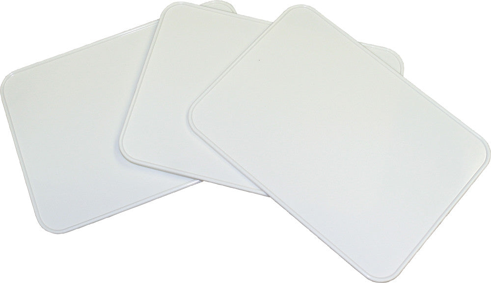 UNI Plastic Number Plate 7"X10" 3/Pk NP-300 WR