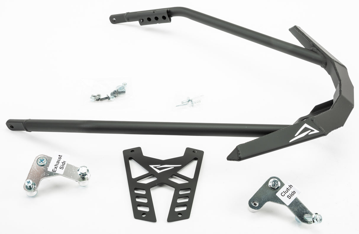 SPG Bumper Front Pol Axys Bk With Support PFB350-FBK