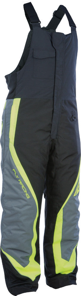 FLY RACING Outpost Bib Black/Grey/Hi-Vis 4x #6152 470-42194X