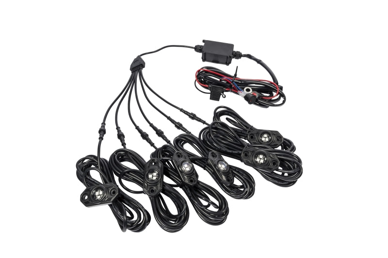 KC HiLiTES C-Series RGB LED Rock Light Kit (Incl. Wiring) - Set of 6 339
