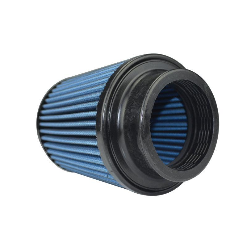 Injen AMSOIL Replacement Nanofiber Dry Air FIlter 2.75 Flange Diameter/ 4.5 Base/ 5.5 Tall/ 50 Pleat X-1024-BB