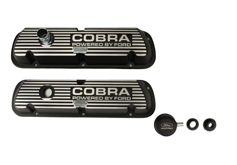 Ford Racing Black Satin Valve Cover Cobra M-6582-A