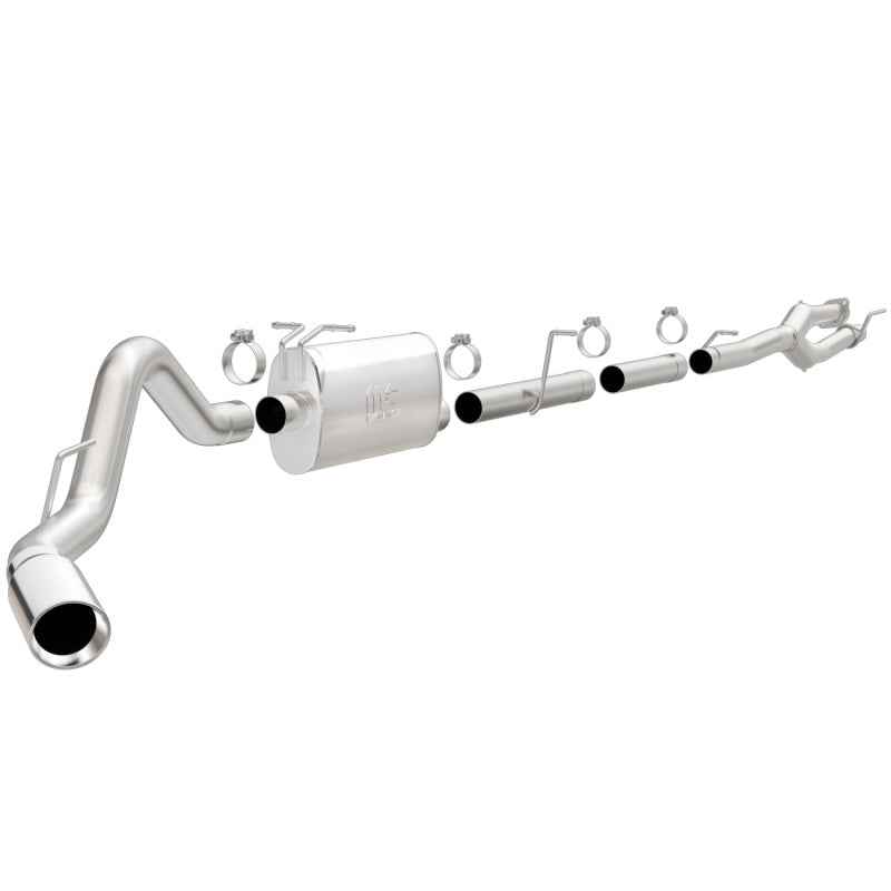 MagnaFlow Sys C/B 11-15 Ford Super Duty F250 6.2L EC CC, SS 3.5in Single Rear Pass Side Ext 5in Tip 19174