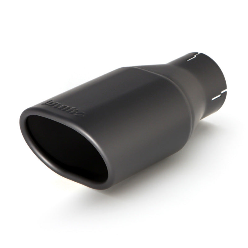 Banks Power 97-99 Jeep 2.5/4.0L Wrangler Slip Fit Cat Monster Exh Sys - SS Single Exh w/ Blk Tip 51312-B