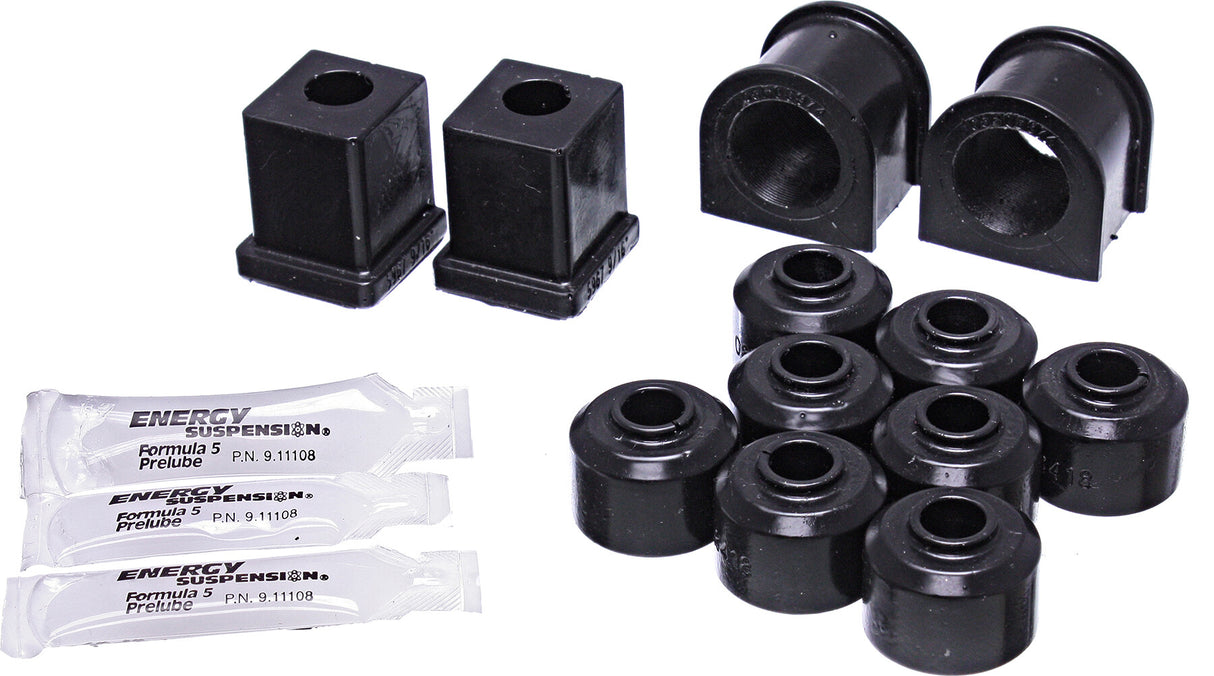 ENERGY SUSP. Sway Bar Bush Kit Front/Rear Black Pol 70.7002G