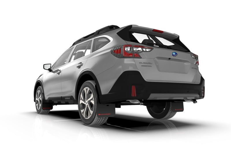 Rally Armor 20+ Subaru Outback UR Red Mud Flap w/ White Logo MF66-UR-RD/WH