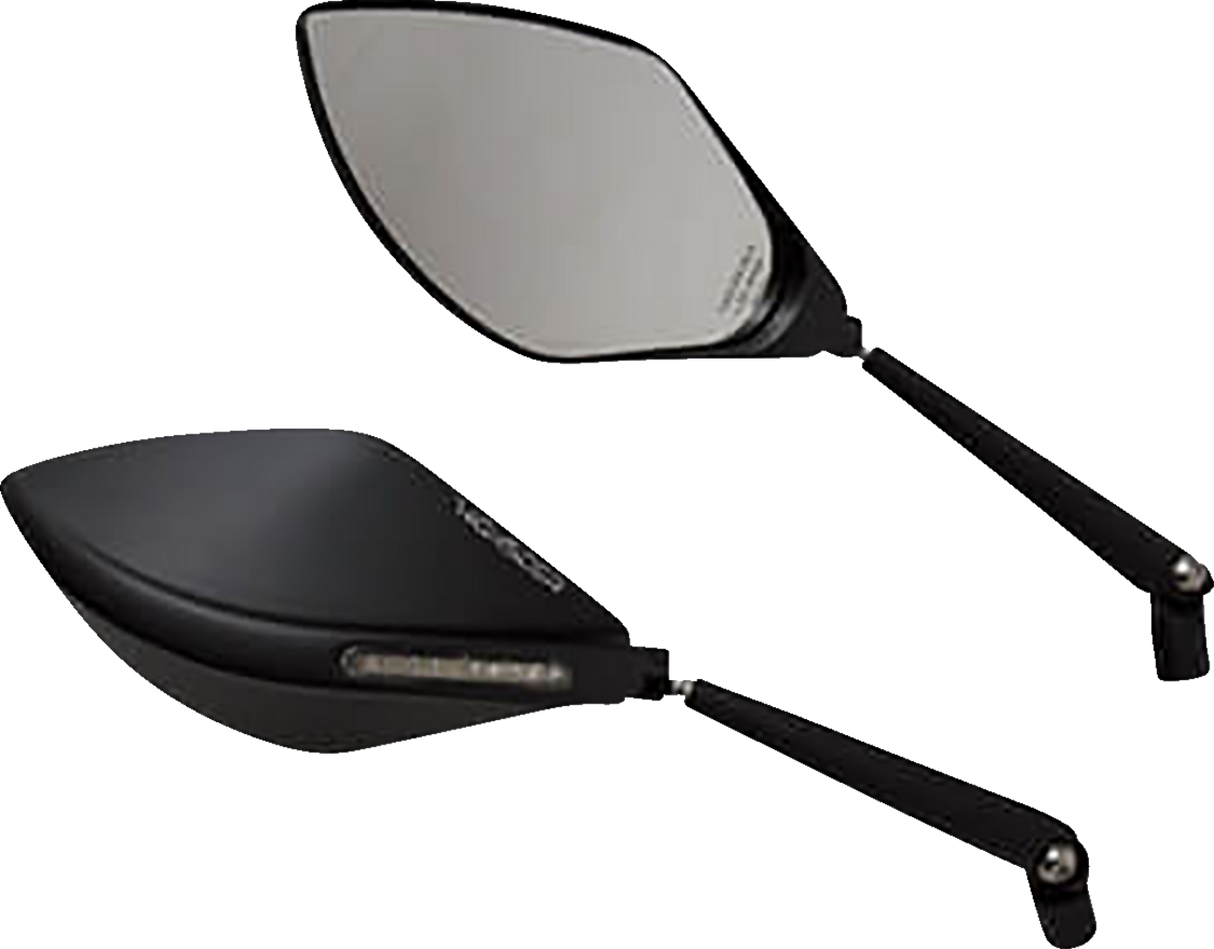 HIGHSIDER Mirror - Torezzo - Side View - Cat Eye - Black 301-580