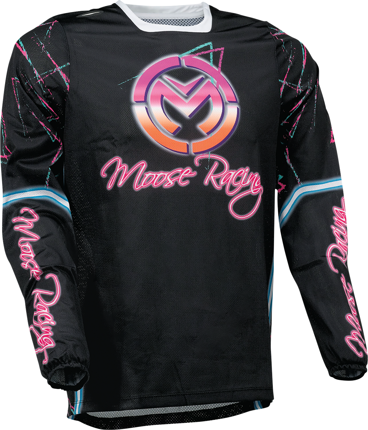 Camiseta MOOSE RACING Sahara - Rosa/Negro - Grande 2910-7452