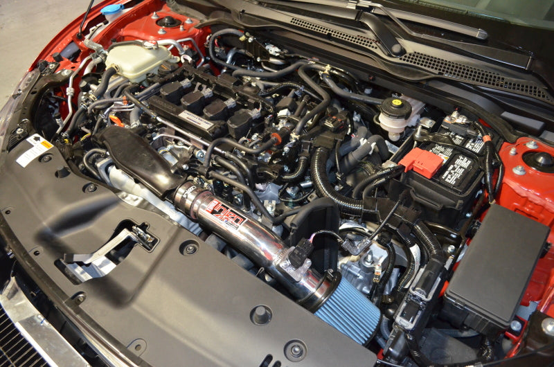 Injen 16-21 Honda Civic 1.5L 4 Cyl. Wrinkle Red Short Ram Intake SP1572WR