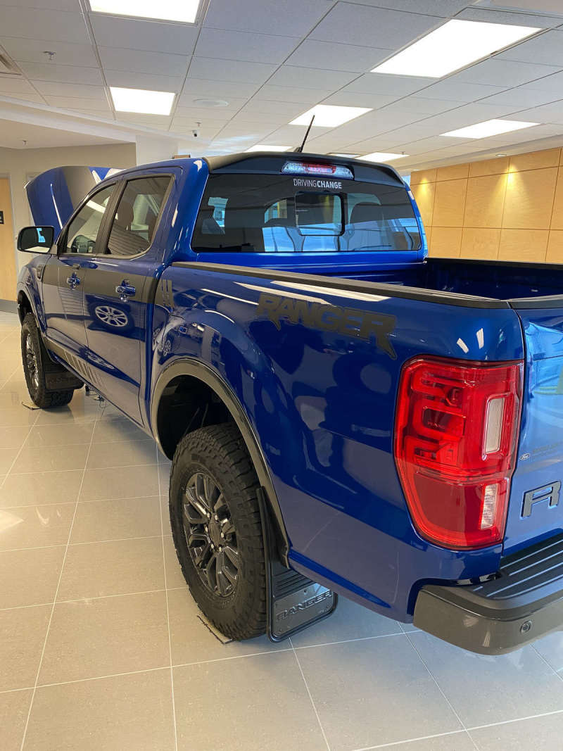 EGR 19-20 Ford Ranger Super Crew Rear Cab Truck Spoiler - Matte Black 983559