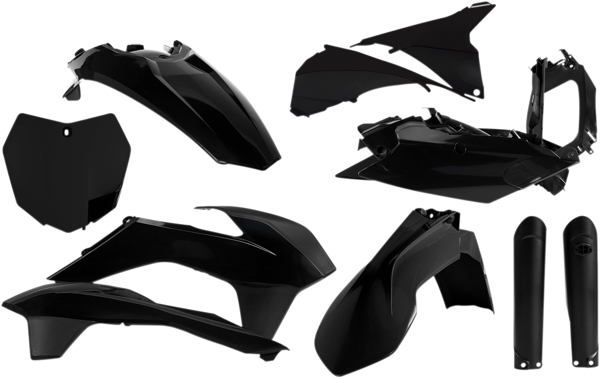 ACERBIS Kompletter Ersatz-Bodykit - Schwarz 2403090001