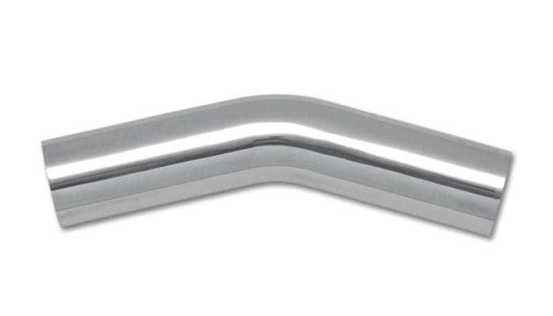 Vibrant 2.5in O.D. Universal Aluminum Tubing (30 degree Bend) - Polished 2808