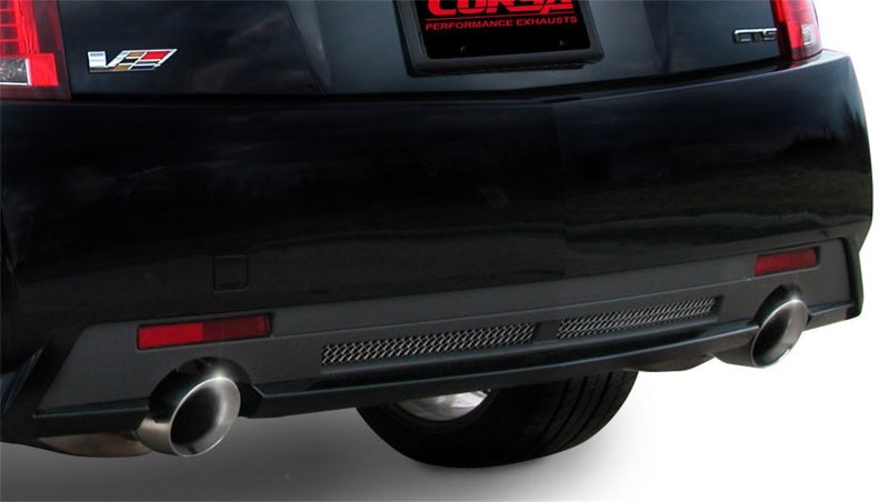 Corsa 09-13 Cadillac CTS Sedan V 6.2L V8 Polished Sport Axle-Back Exhaust 14941