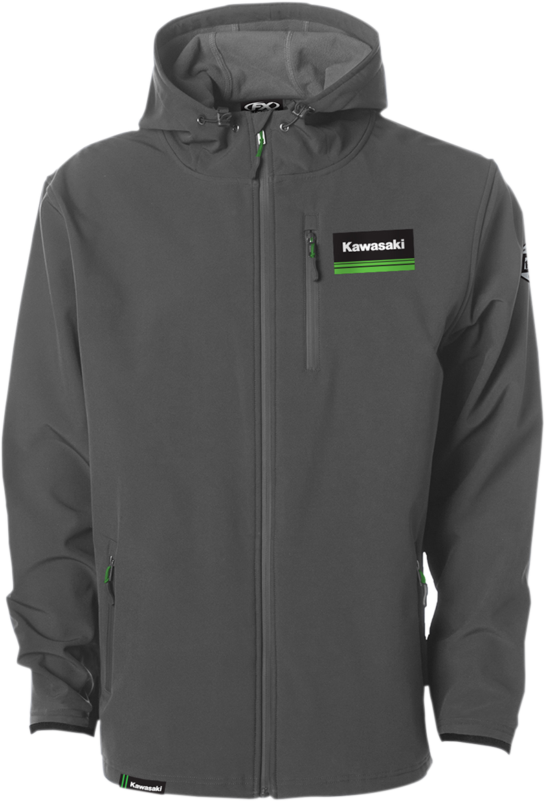 FACTORY EFFEX Kawasaki Trainingsjacke - Grau - Large 22-85114