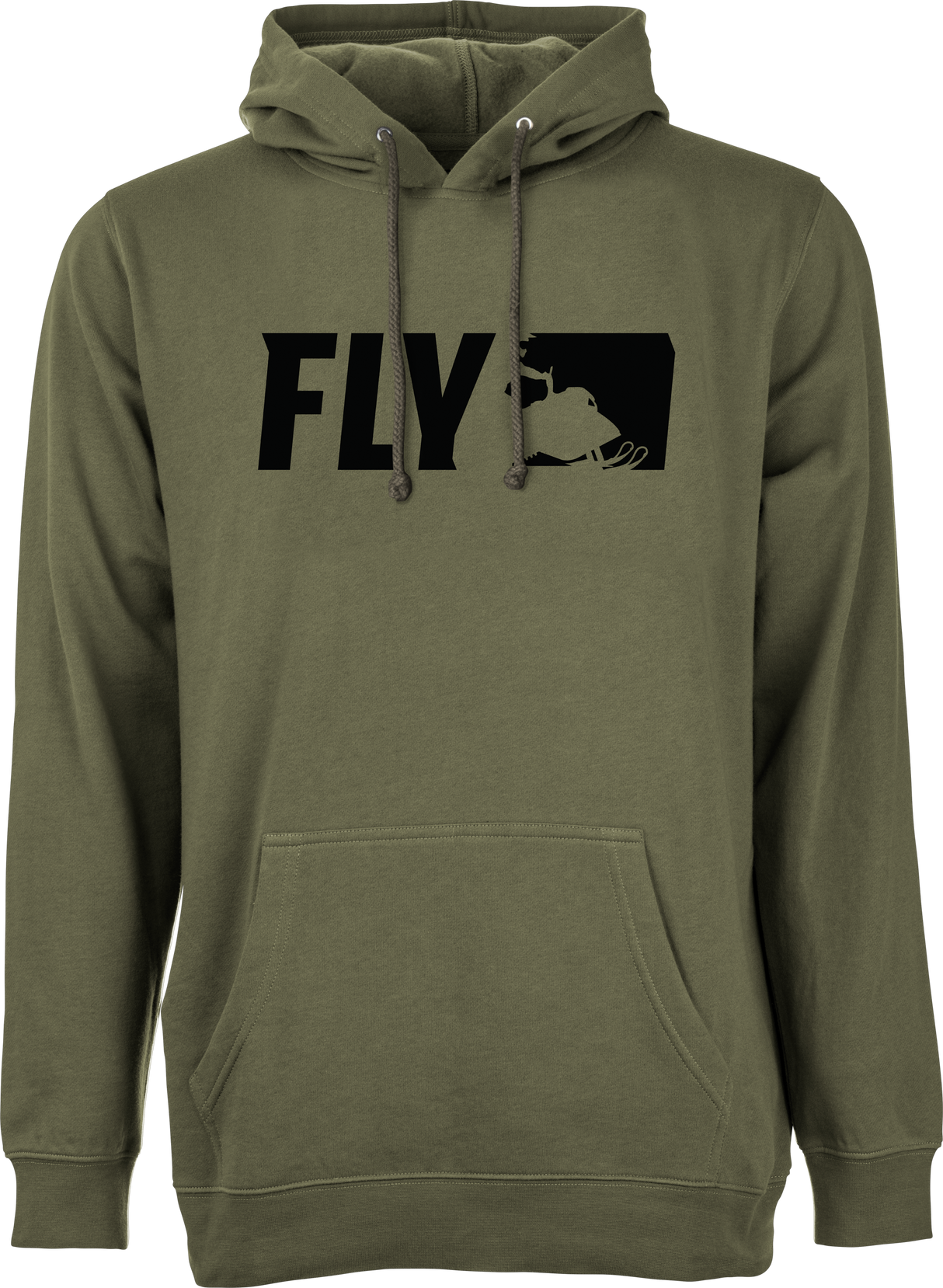 FLY RACING Fly Primary Hoodie Military Green 3x 354-01633X