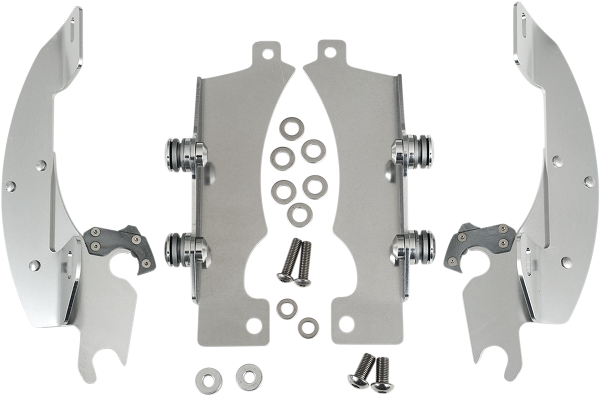 MEMPHIS SHADES Batwing Trigger Lock Mounting Kit - XV 950 - Polished MEK1915
