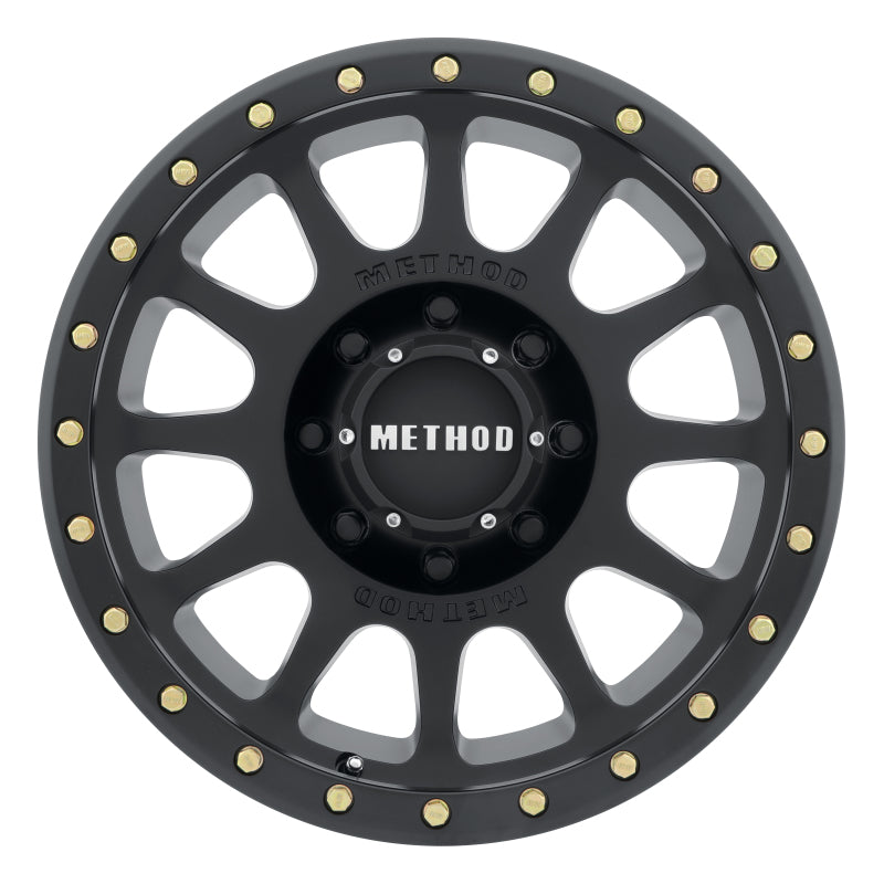 Method MR305 NV 18x9 +18mm Offset 8x6.5 130.81mm CB Matte Black Wheel MR30589080518
