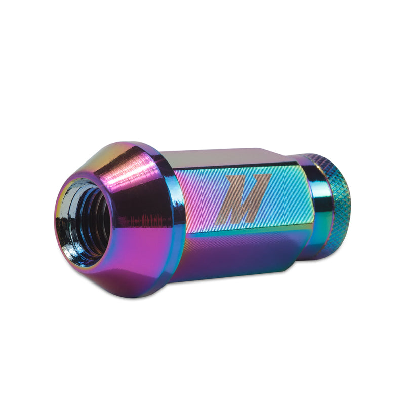 Mishimoto Aluminum Locking Lug Nuts M12x1.25 20pc Set Neo Chrome MMLG-125-20LNC