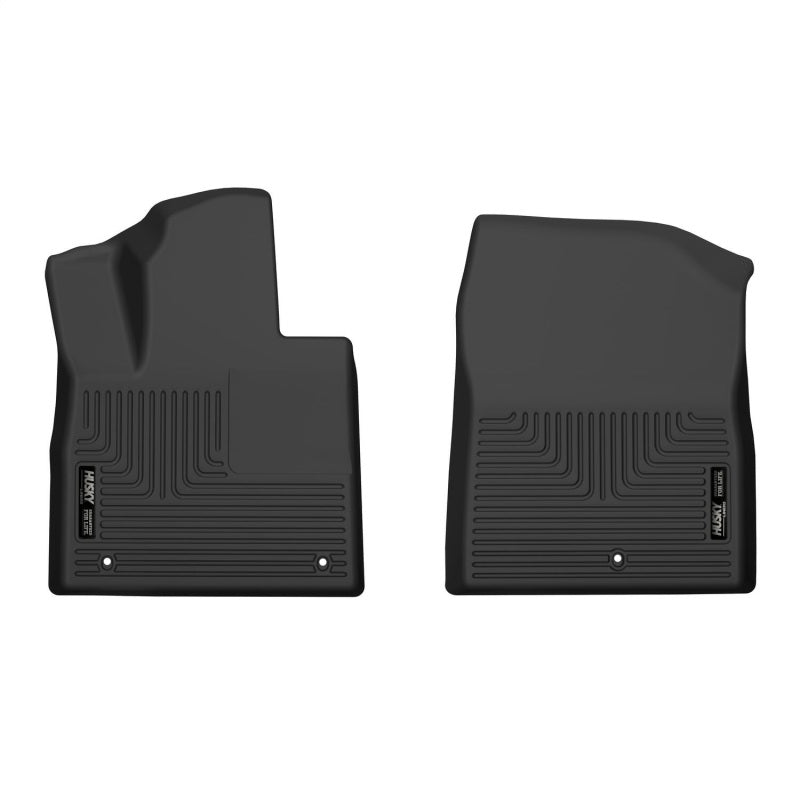 Husky Liners 21-22 Hyundai Santa Fe X-Act Contour Front Floor Liners - Black 53881