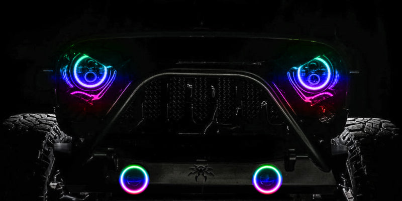 Oracle Jeep Wrangler JK/JL/JT High Performance W LED Fog Lights - ColorSHIFT - Dynamic 5846-332