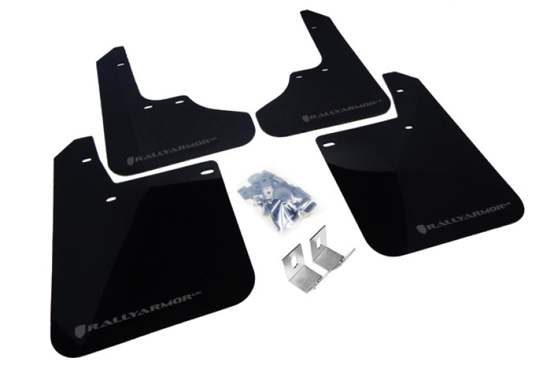 Rally Armor 93-01 Subaru Impreza RS Black UR Mud Flap w/ Grey Logo MF2-UR-BLK/GRY