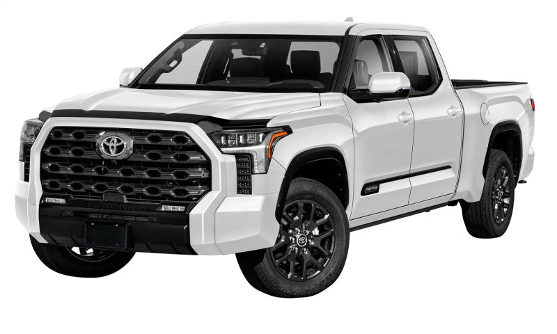 AVS 22-23 Toyota Tundra CC/CrewMax & 2023 Sequoia Aeroskin Low Profile Hood Shield - Smoke 322294