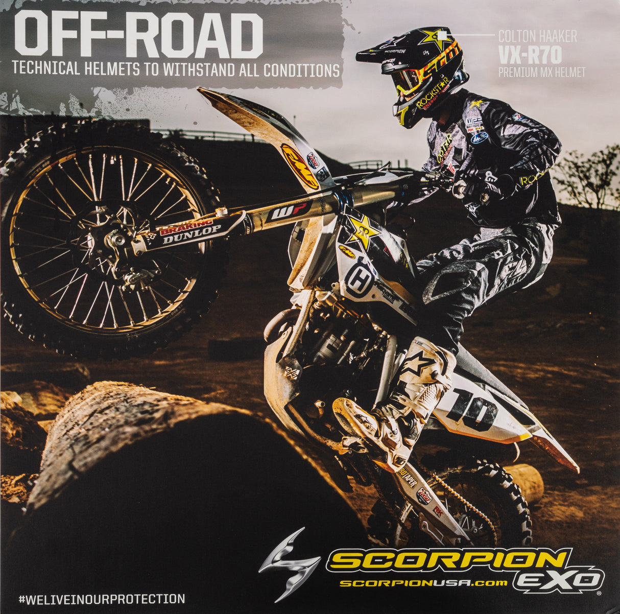 SCORPION EXO Foam Core Sign Off-Road 52-641