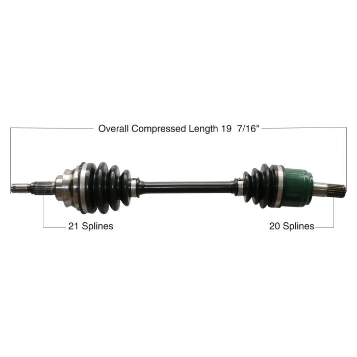 Tytaneum Oe Replacement Cv Axle Honda Front Right 8130066