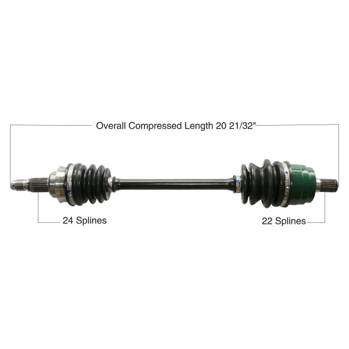 Tytaneum Oe Replacement Cv Axle Honda Rear Left / Right 8130069