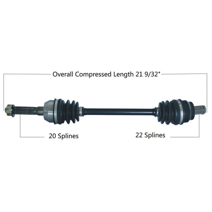 Tytaneum Oe Replacement Cv Axle Polaris Front Left / Right 8130173