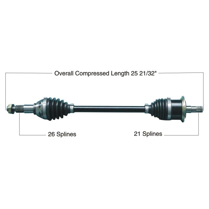 Tytaneum Heavy Duty Cv Axle Can-Am Front Left 8130239