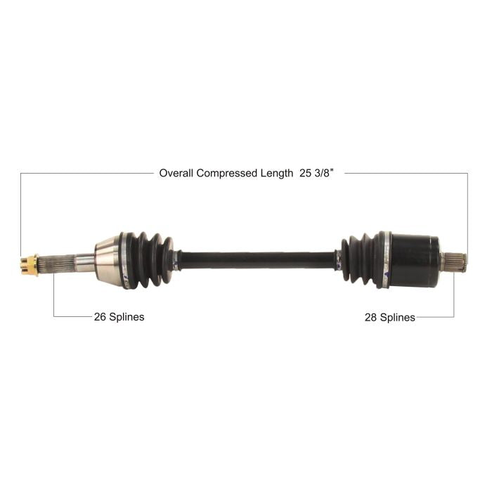 Tytaneum Oe Replacement Cv Axle Polaris Rear Left/Right 8130502