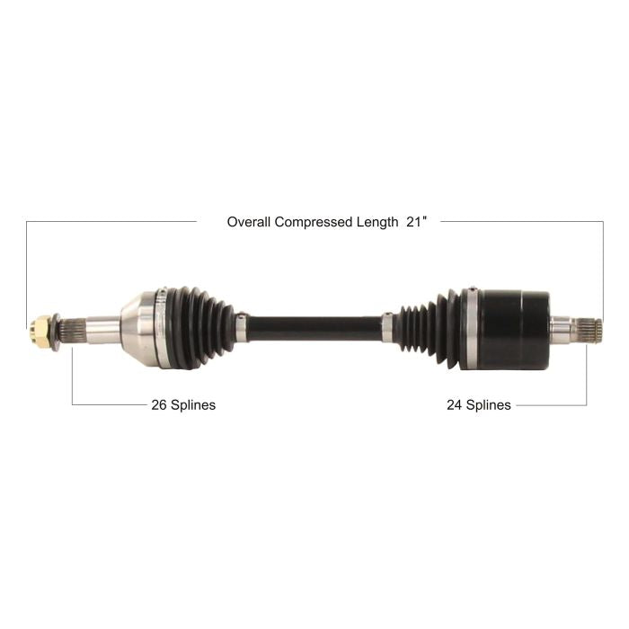 Tytaneum Heavy Duty Cv Axle Can-Am Rear Left/Right 8130516