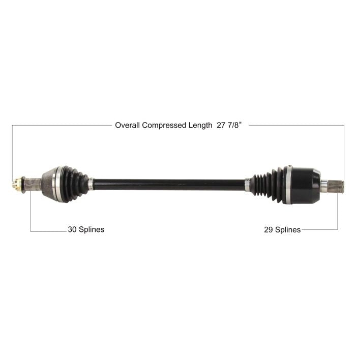 Tytaneum Heavy Duty Cv Axle Honda Rear Left/Right 8130518