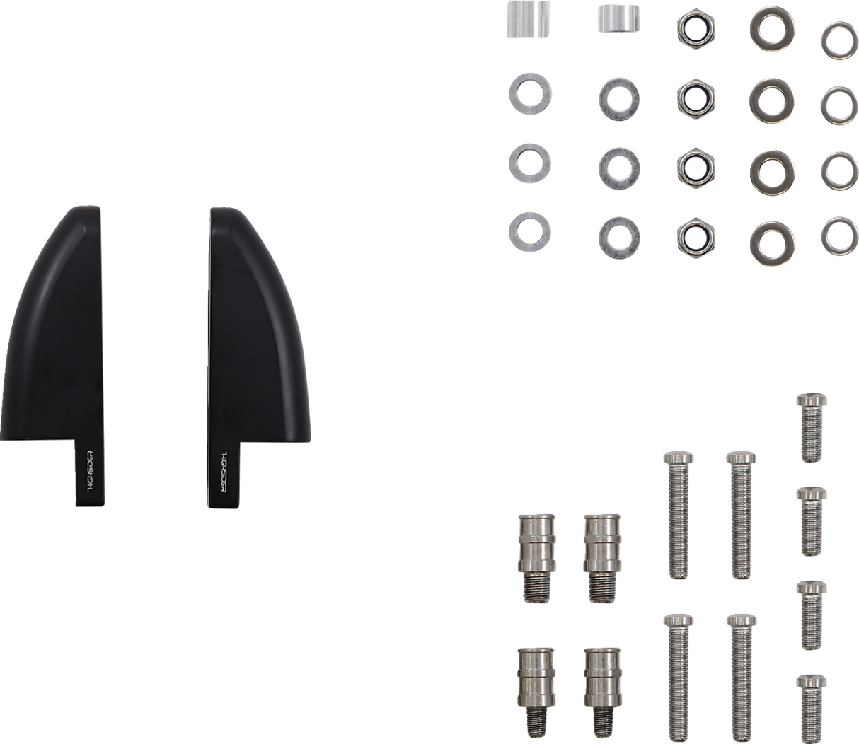 HIGHSIDER Adapter - Verkleidung - Spiegel - 77,5 mm 304-030
