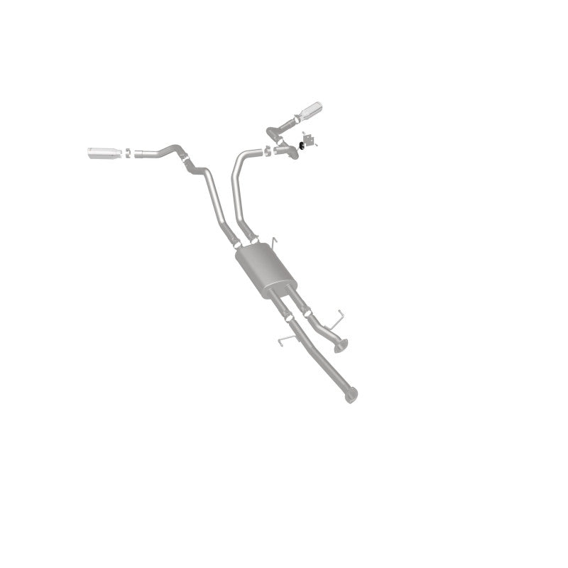 MagnaFlow Cat-Back 10-15 Toyota Tundra SC LB / CC SB 4.6L/5.7L V8 SS 2.5 Dual Split Rear 4in Tip 19232