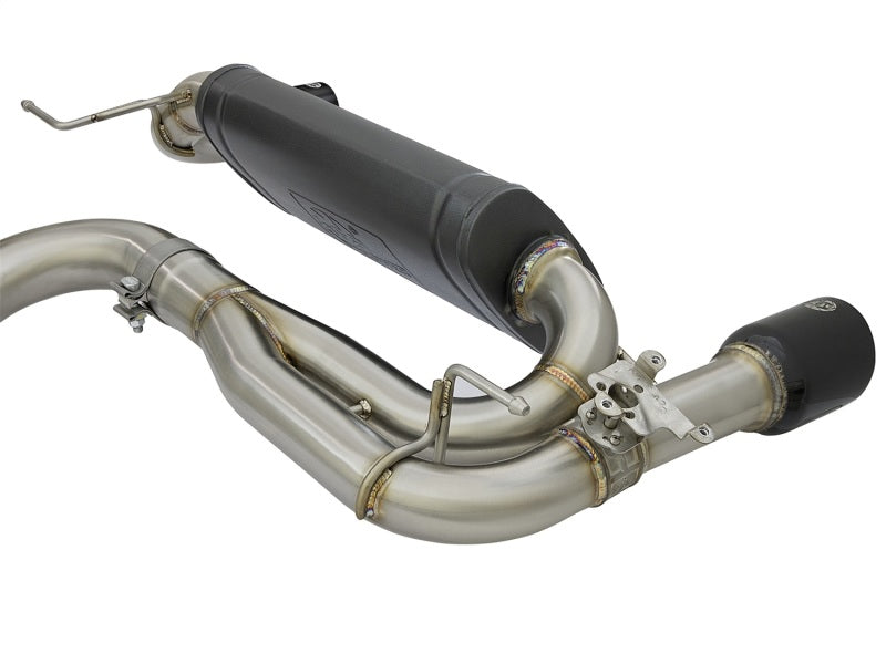 aFe MACHForce XP Exhausts Cat-Back SS 16-17 BMW 340i/iX 440i/iX (F3X) L6-3.0L (B58) w/Black Tips 49-36334-B