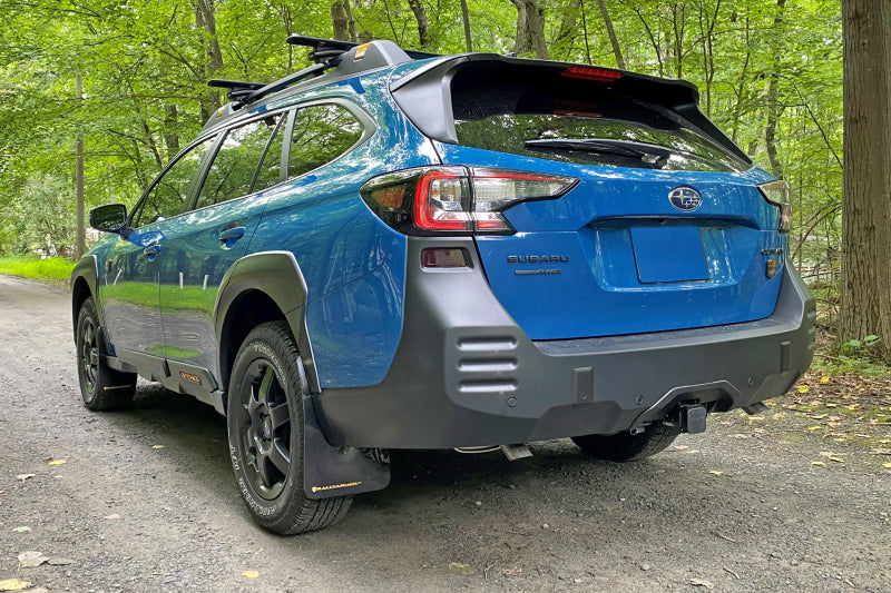 Rally Armor 2022 Subaru Outback Wilderness Black Mud Flap Grey Logo MF76-UR-BLK/GRY
