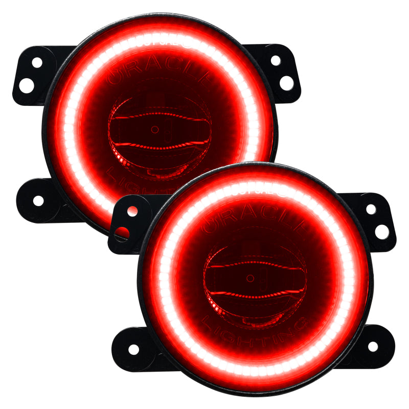 Oracle Jeep Wrangler JK/JL/JT High Performance W LED Fog Lights - ColorSHIFT - Dynamic 5846-332