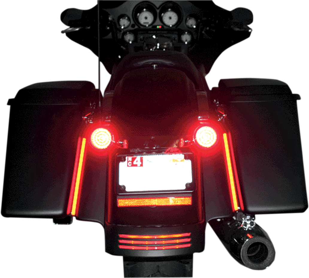 CUSTOM DYNAMICS Plasma Rod -8" - Pair MPLASMA-RED-PR