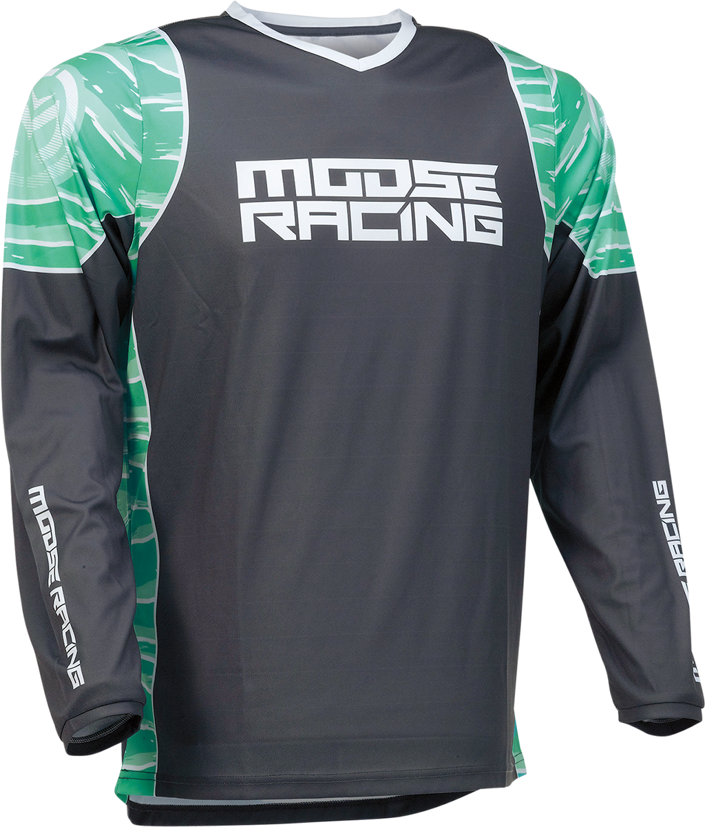 Camiseta clasificatoria MOOSE RACING - Verde azulado/Gris - 2XL 2910-6962