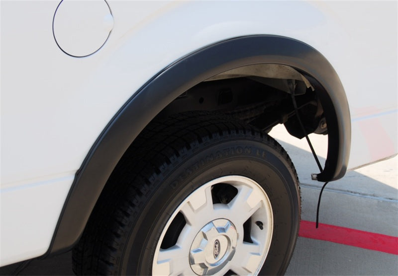 Lund 09-14 Ford F-150 (Excl Raptor) SX-Sport Style Smooth Elite Series Fender Flares - Black (4 Pc.) SX312S
