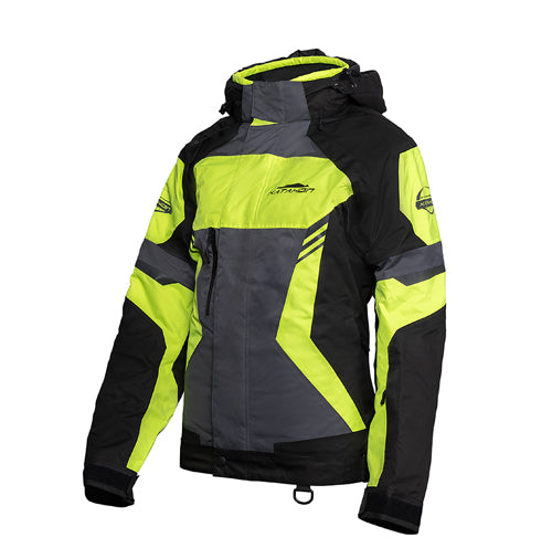 Katahdin Gear Dagger Jacket Womens, Black/Grey/Hi-Viz - Large 84310304