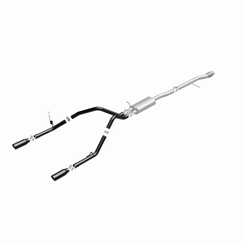 MagnaFlow SYS Cat-Back 4in Black Dual Split Rear Tips 14-15 Chevy Silverado/GMC Sierra 4.3L-5.3L 15361