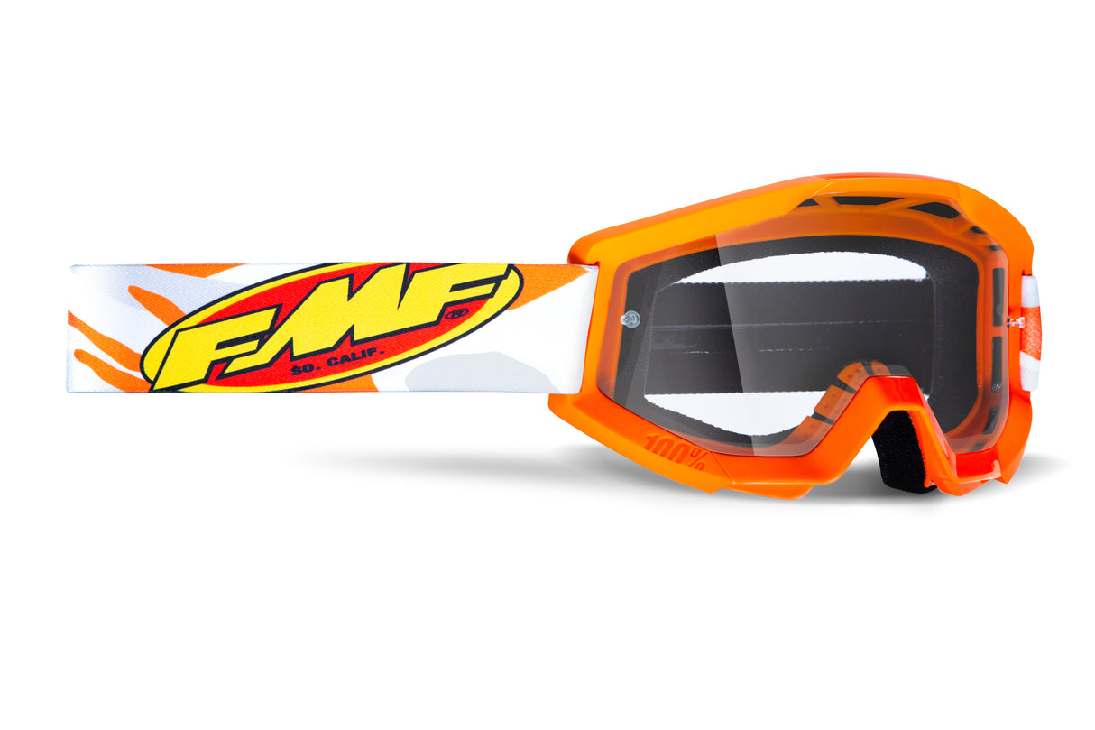 FMF VISION Powercore Goggle Assault Grey Camo Clear Lens F-50050-00002