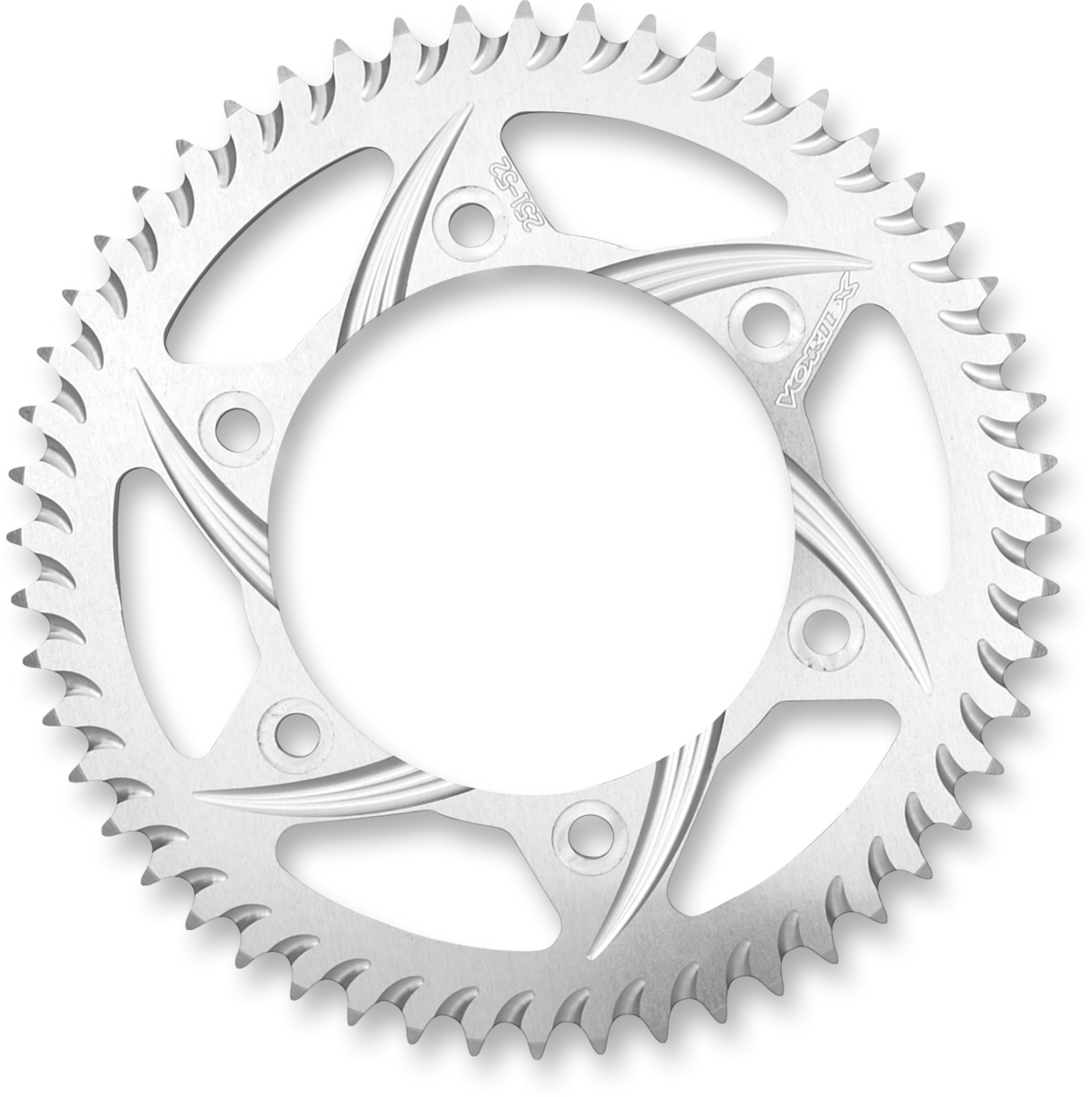 VORTEX Aluminum Sprocket - Silver - Rear - 45 Tooth Kawasaki ZX-Z 900 RS /Honda CBR 454-45