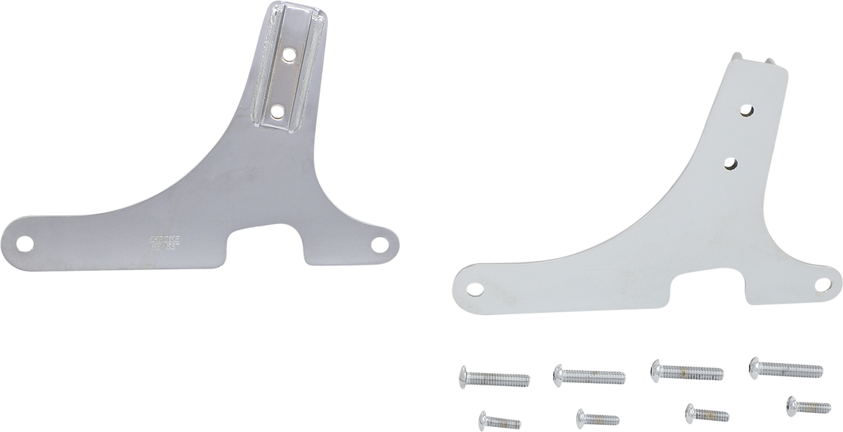 KHROME WERKS Side Plates- Chrome - XL 264009B