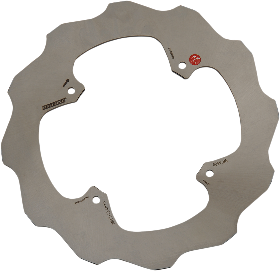 BRAKING Bremsscheibe hinten - WF4508 WF4508