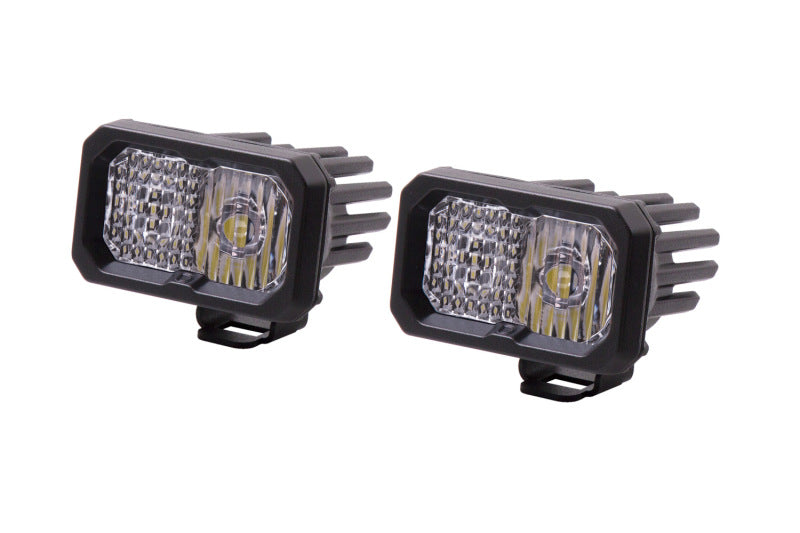 Diode Dynamics Stage Series 2 In LED Pod Sport - White Combo Standard ABL (Pair) DD6388P